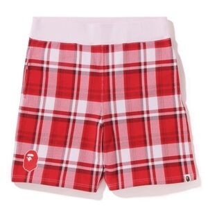 BAPE Check Gift Sweat Shorts